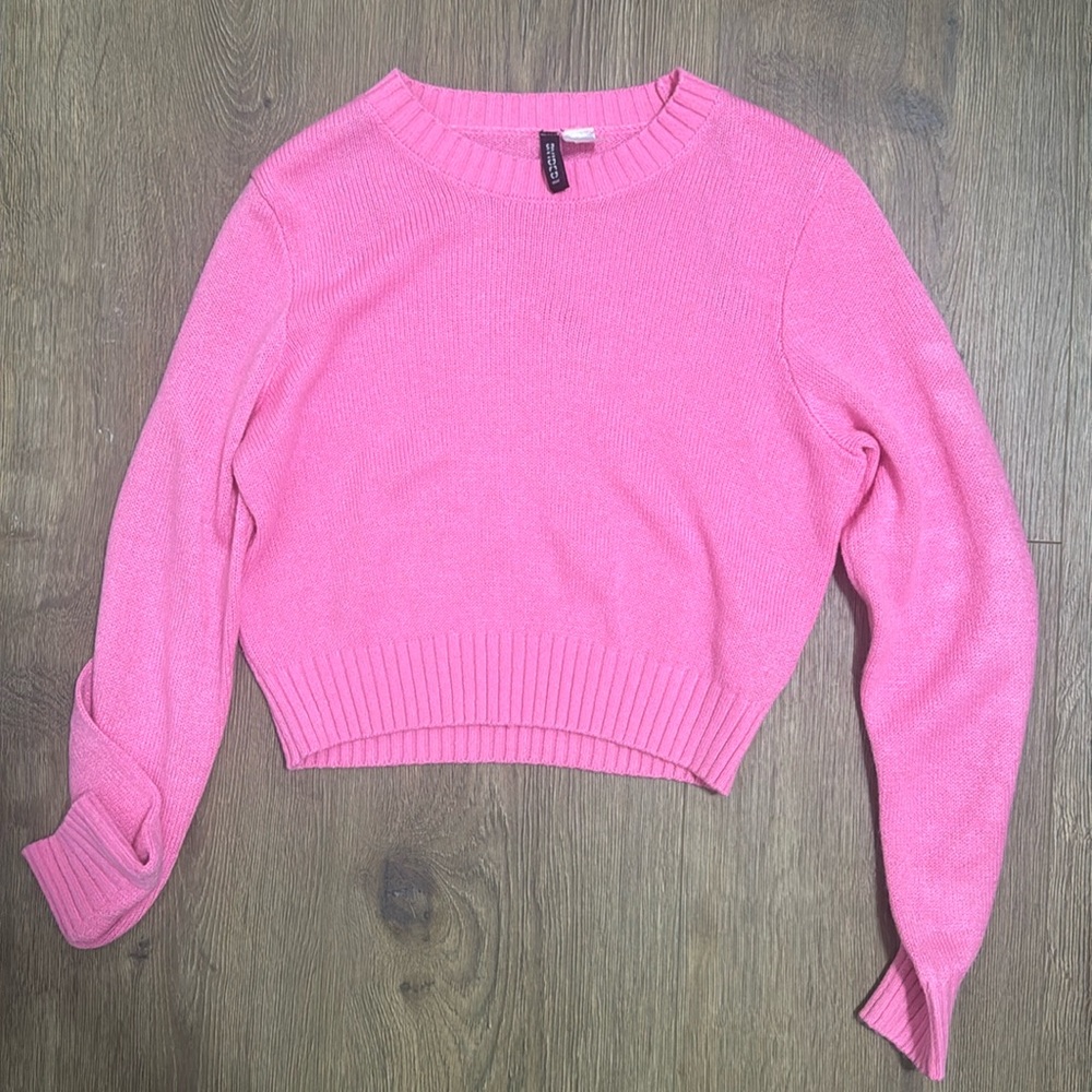 Pink sweater